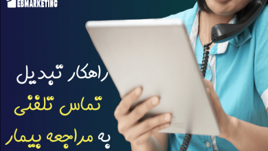 راهکار تبدیل تماس تلفنی به مراجعه کننده