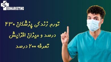 تورم زندگی پزشکان 430 درصد و میزان افزایش تعرفه 200 درصد