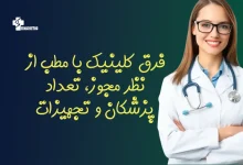 فرق کلینیک با مطب